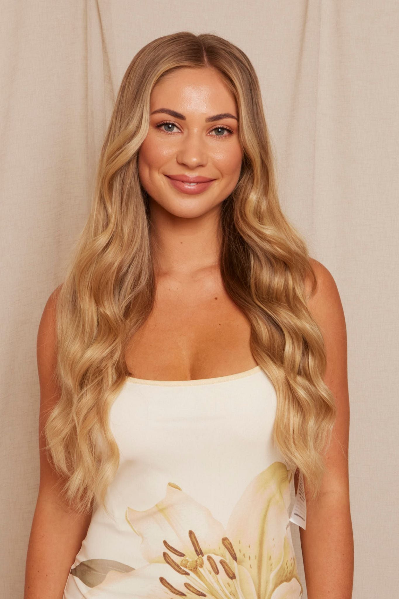 #16/22 Caramel Light Blonde Highlights Genius Weft Extensions