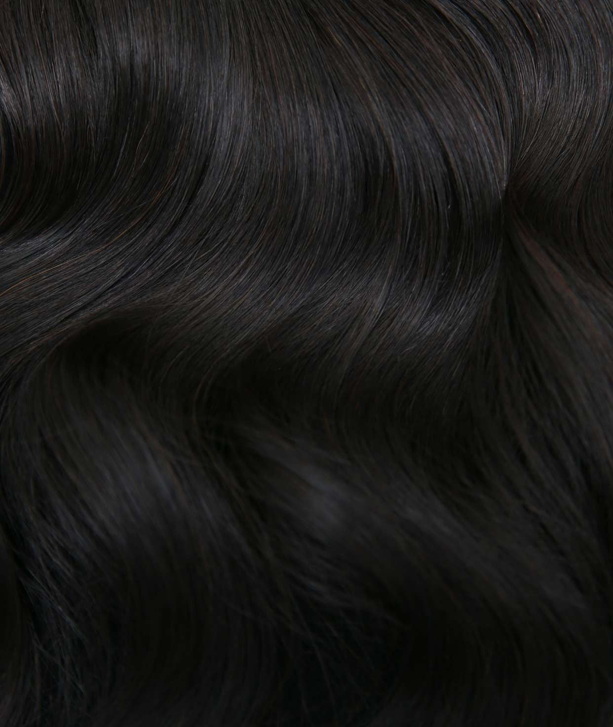Off Black Classic Clip In Hair Extensions | SuperiorHairExtensions