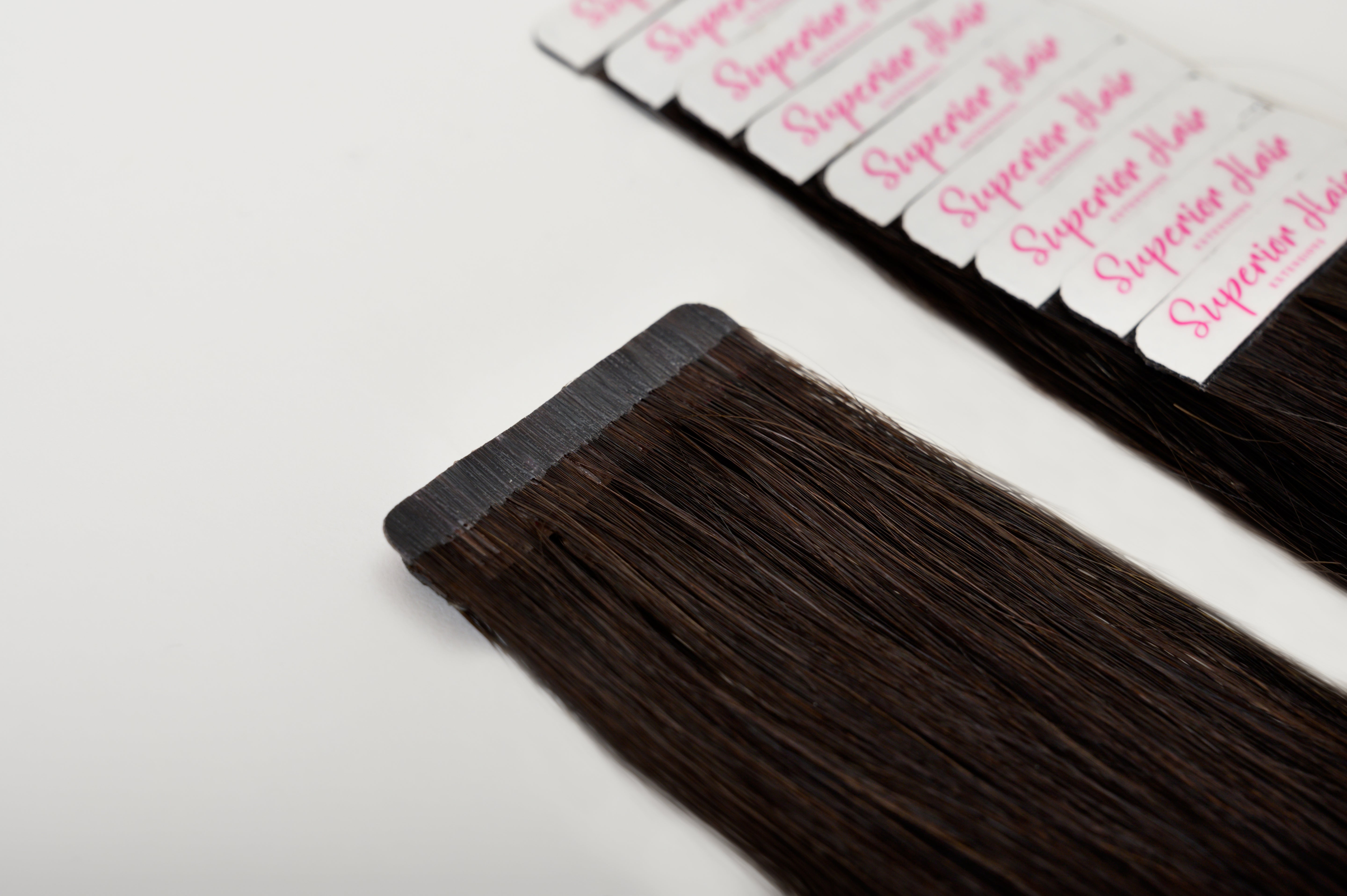 #1B Off-Black Seamless Tape In Extensions