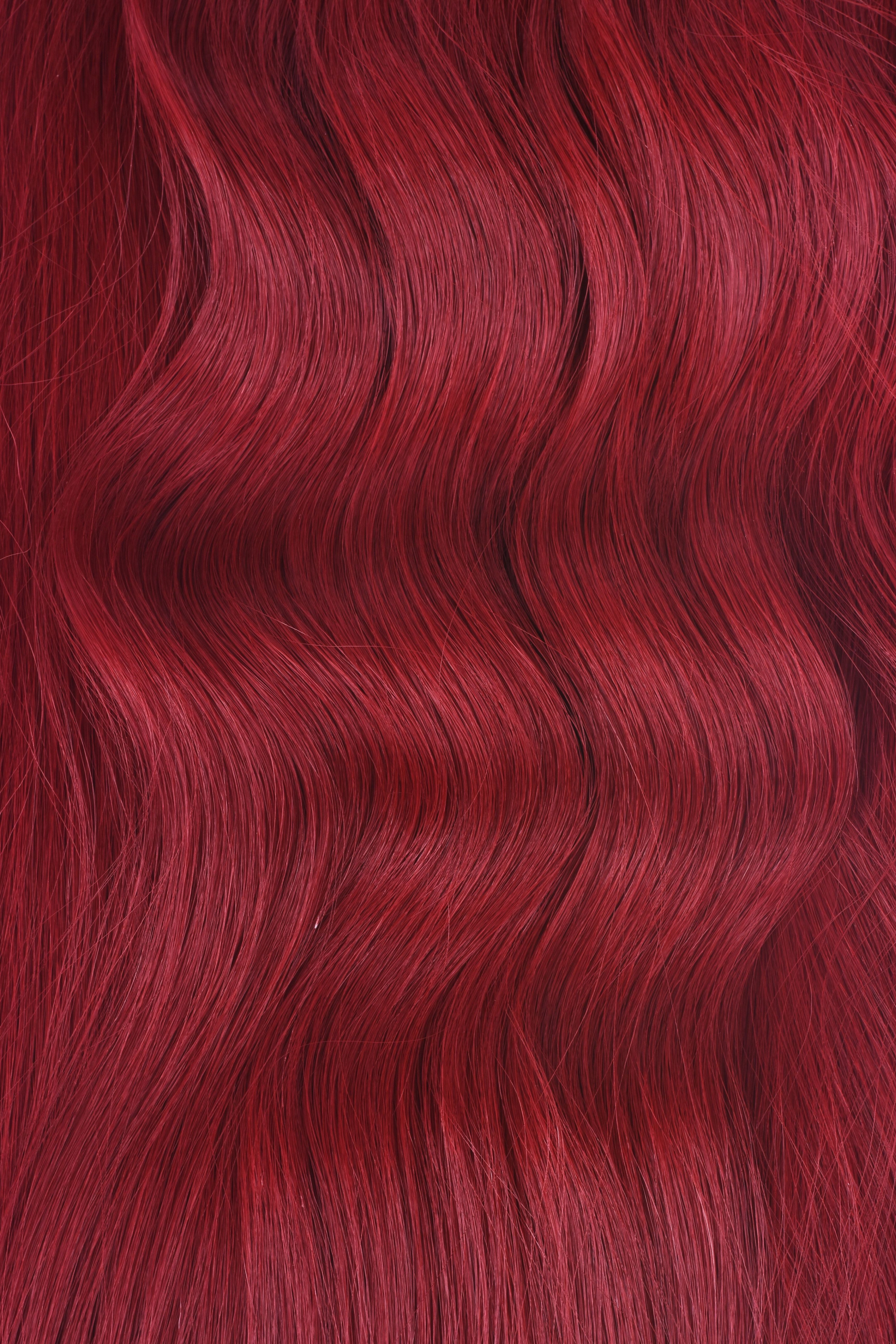 #6R Red Genius Weft Extensions