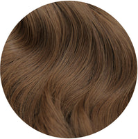 #8 Natural Light Brown Nano Tip Hair Extensions