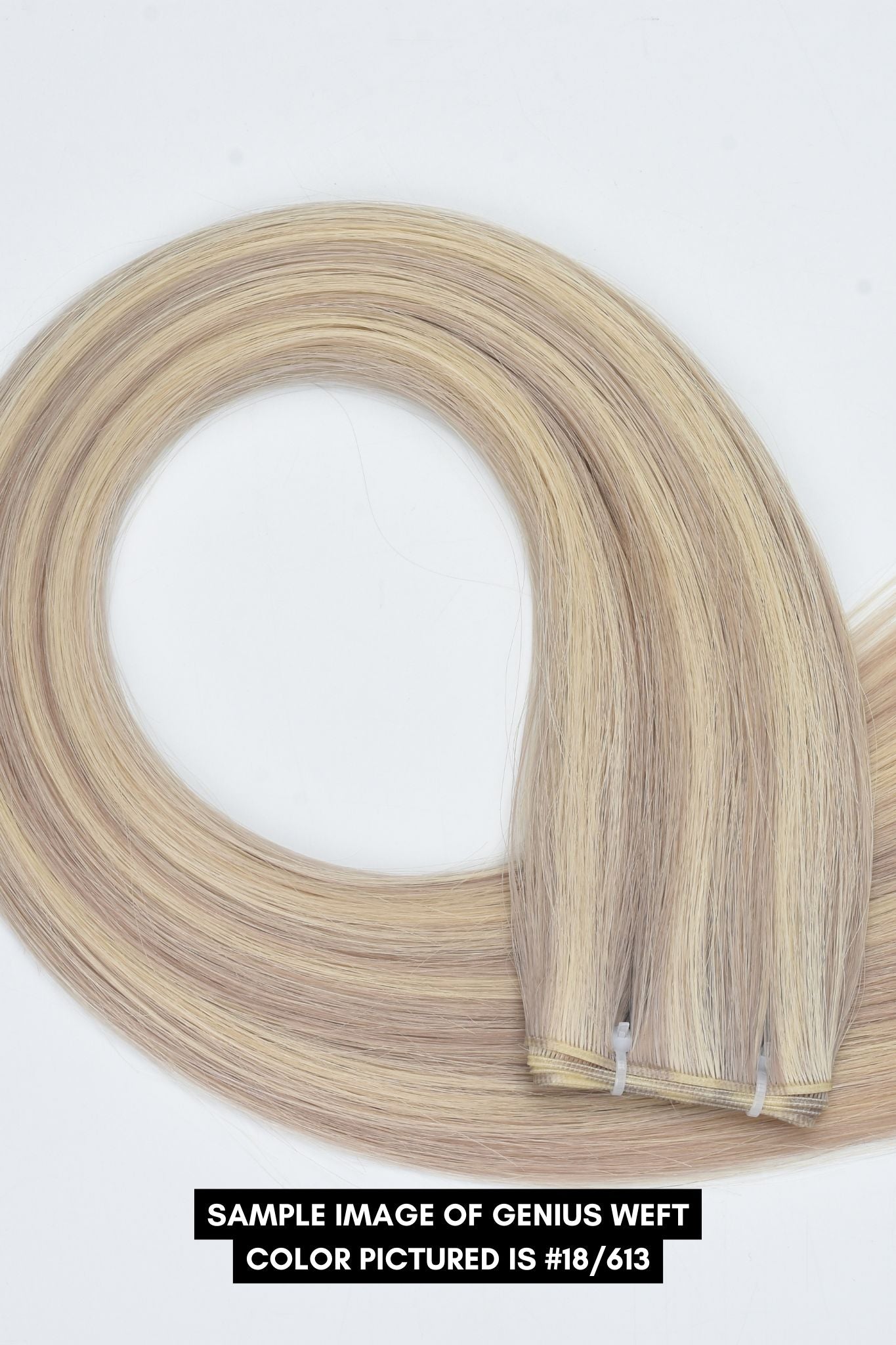 #18 Dark Ash Blonde Genius Weft Extensions