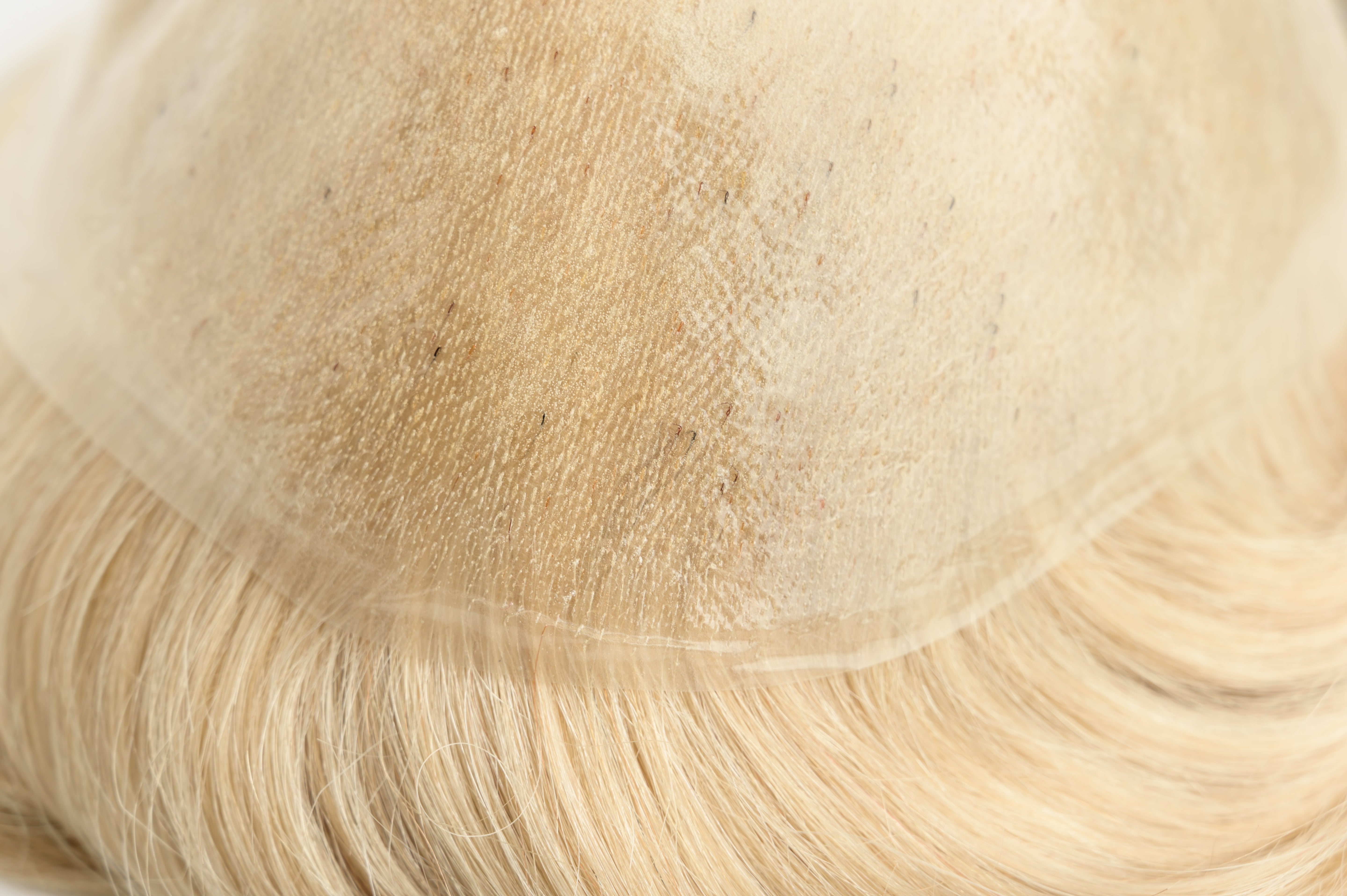 #613 Natural Blonde Skin Base Hair System