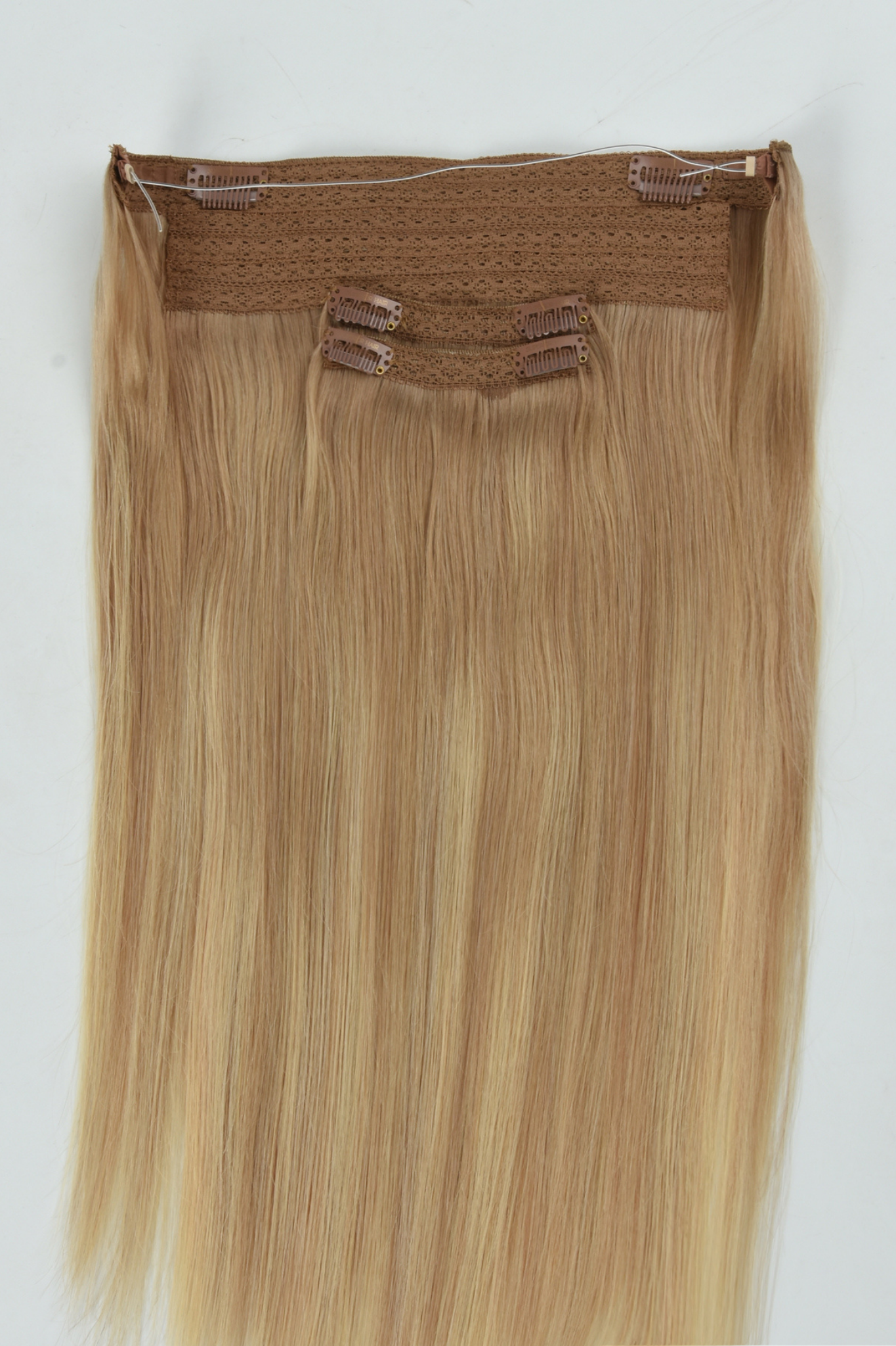 Sandy Blonde Balayage Classic Halo Hair Extensions – Superior Hair