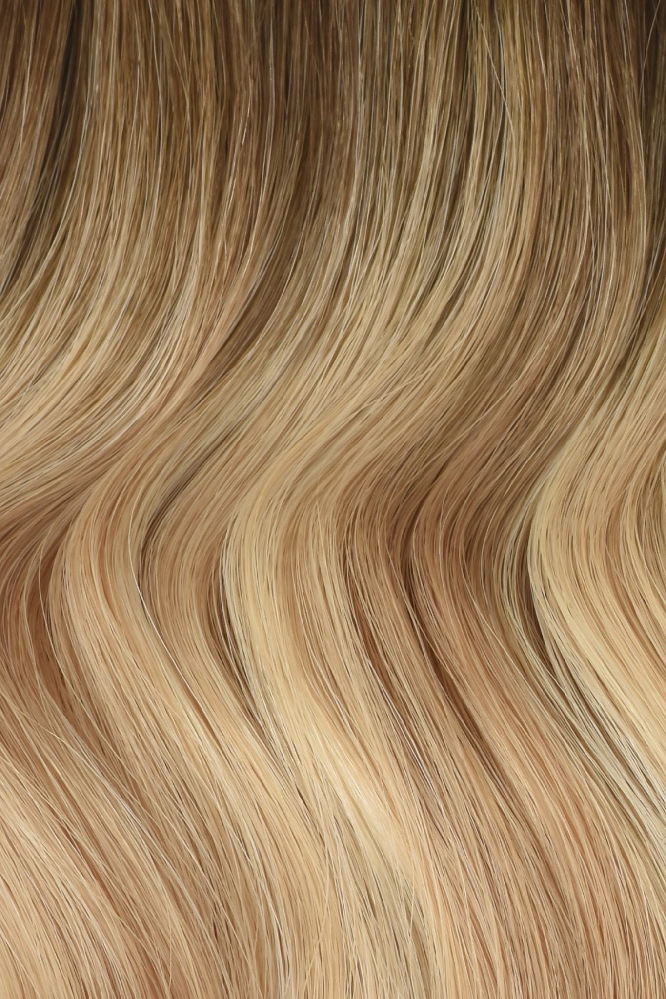 #Toffee Cream Balayage Genius Weft Extensions