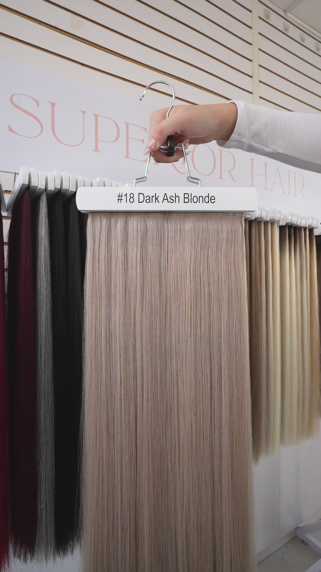 Load video: #18 Dark Ash Blonde Micro Bead ITips