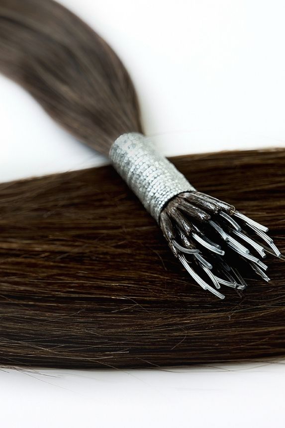 rollover-image. #2 Dark Brown Nano Tip Hair Extensions. Superior Hair Extensions.