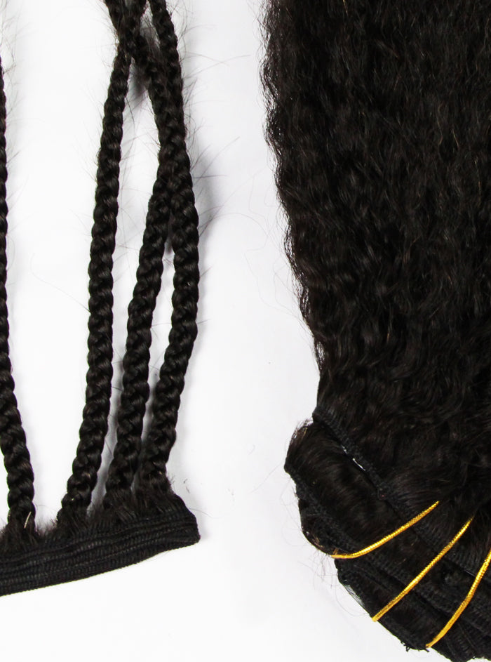 easy hairstyles, clip in extensions black hair