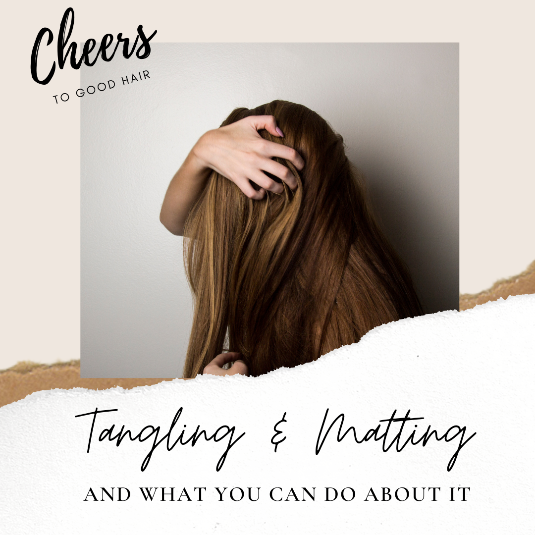 Why are my extensions tangling and matting, and what can I do?