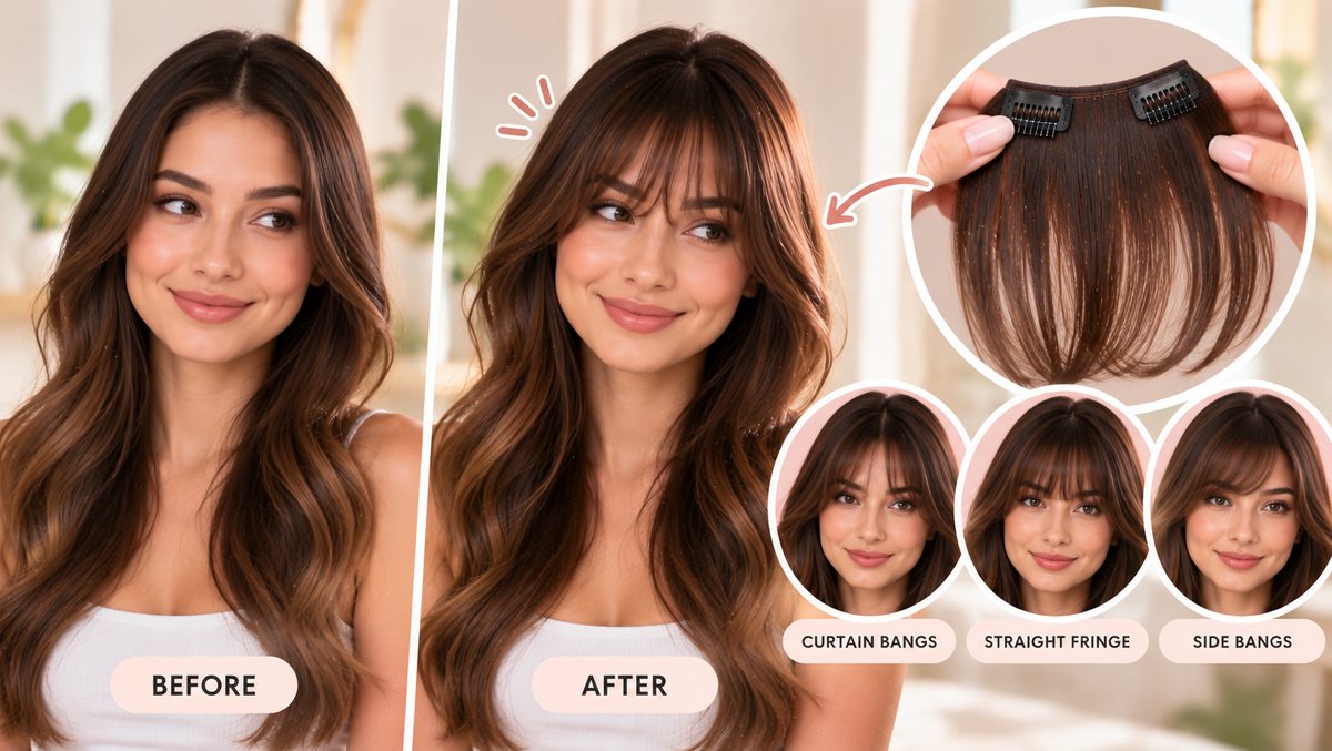 Clip-In Bangs and Fringes: Try the Look First
