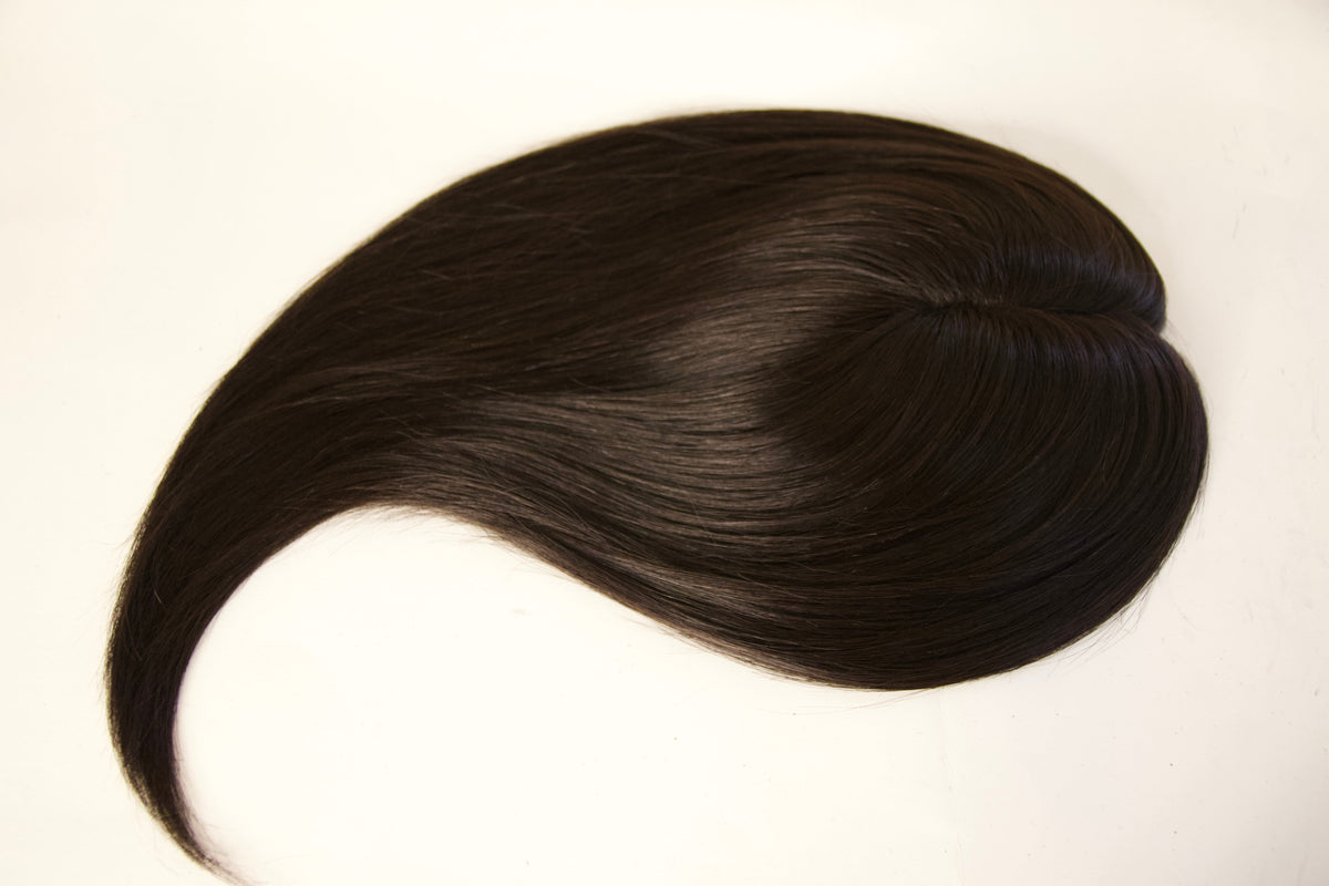 #1B Off Black Human Hair Topper