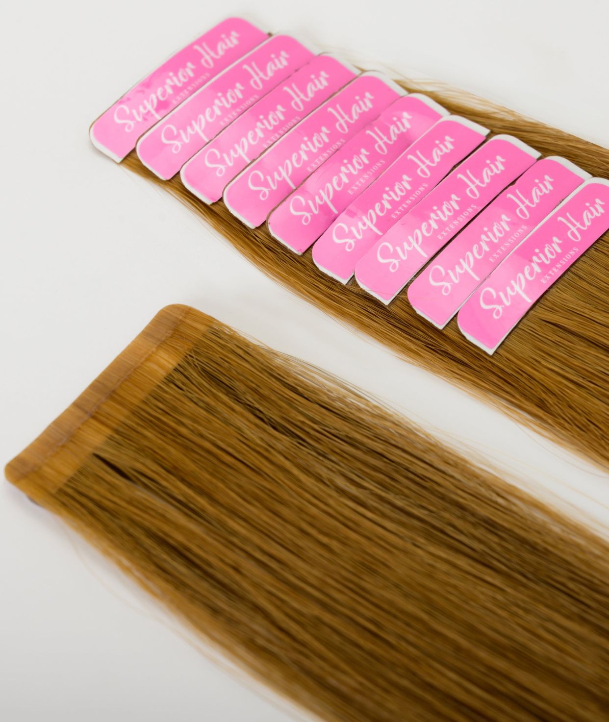 #12 Dark Honey Seamless Tape In Extensions