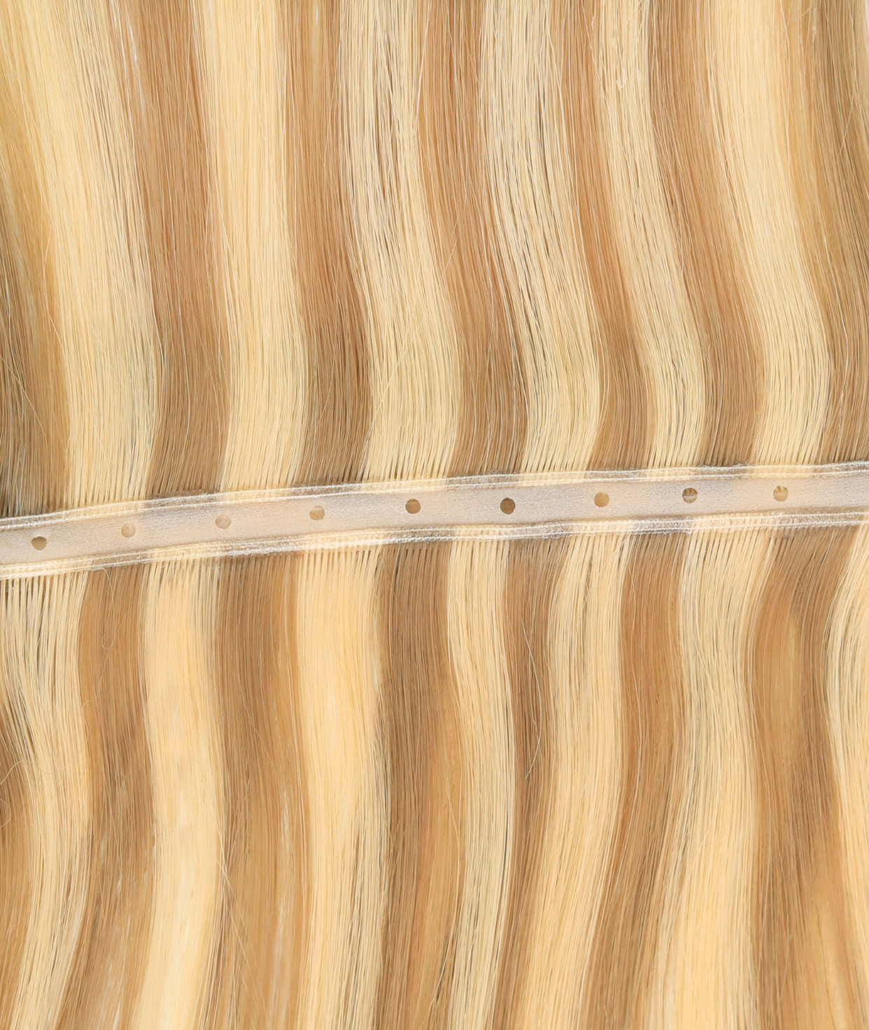 #16/22 Caramel Light Blonde Mix Butterfly Genius Weft Extensions