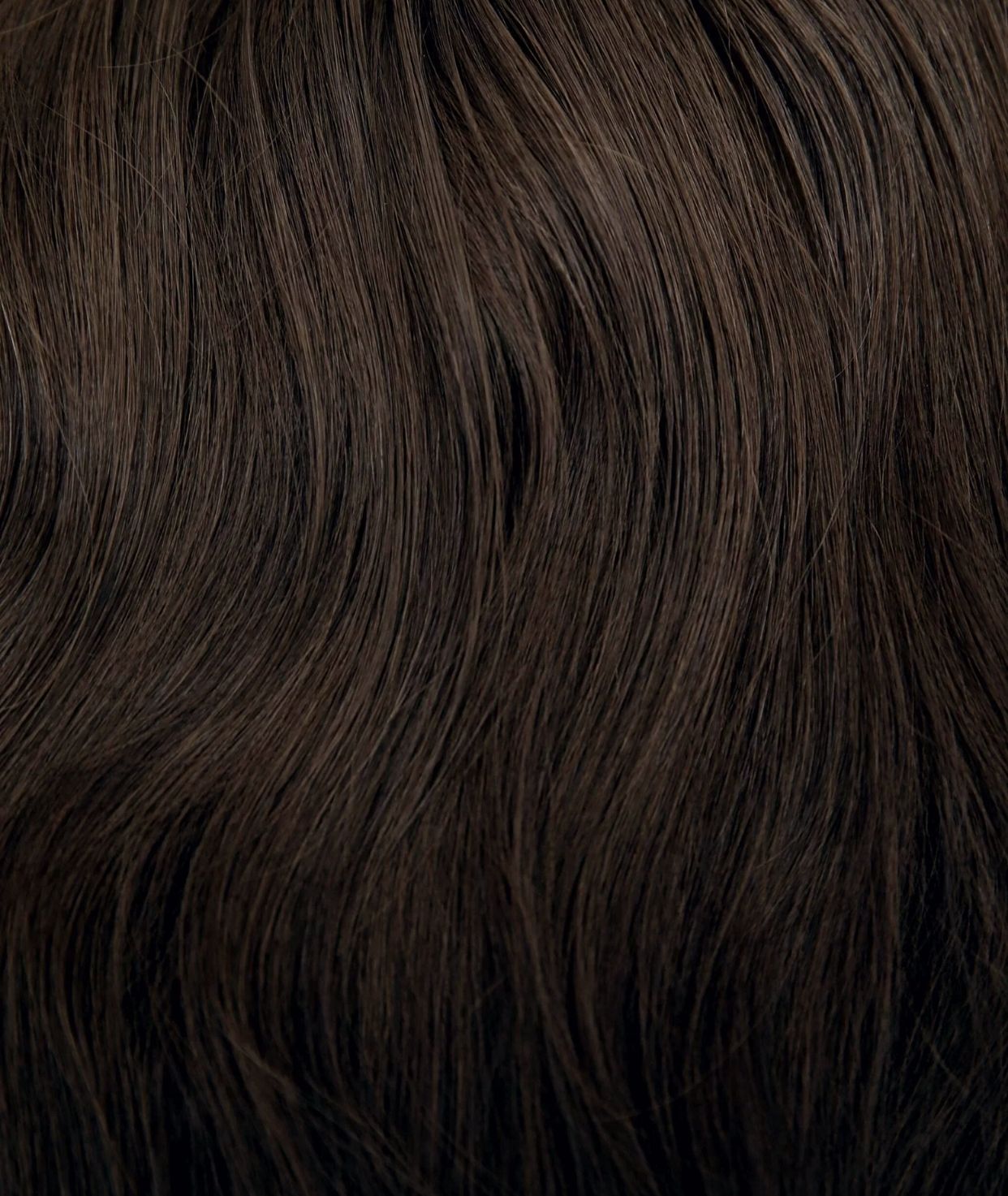 #1BL Darkest Brown Butterfly Genius Weft Extensions