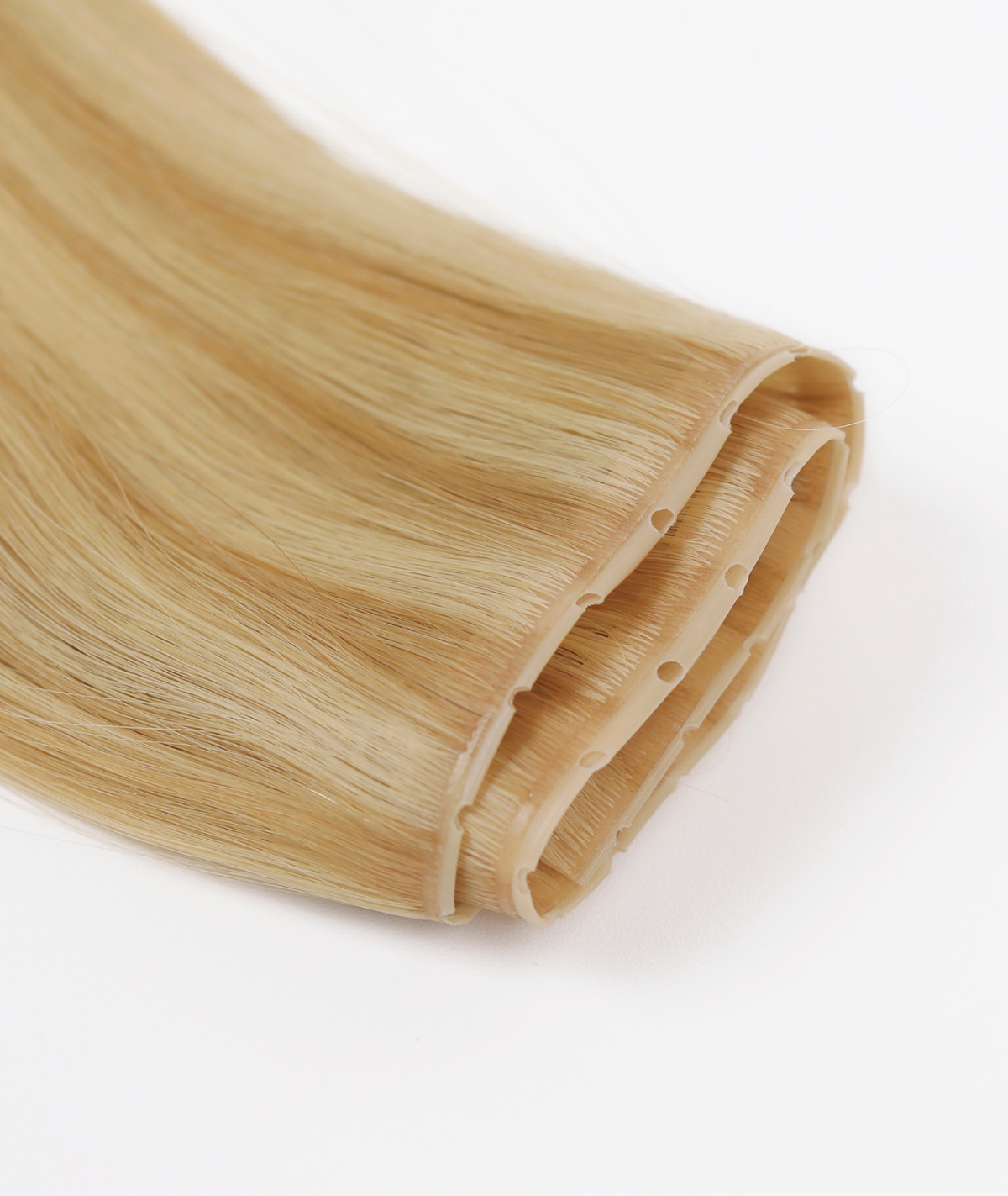 #16/22 Caramel Light Blonde Mix Invisi Butterfly Weft Hair Extensions