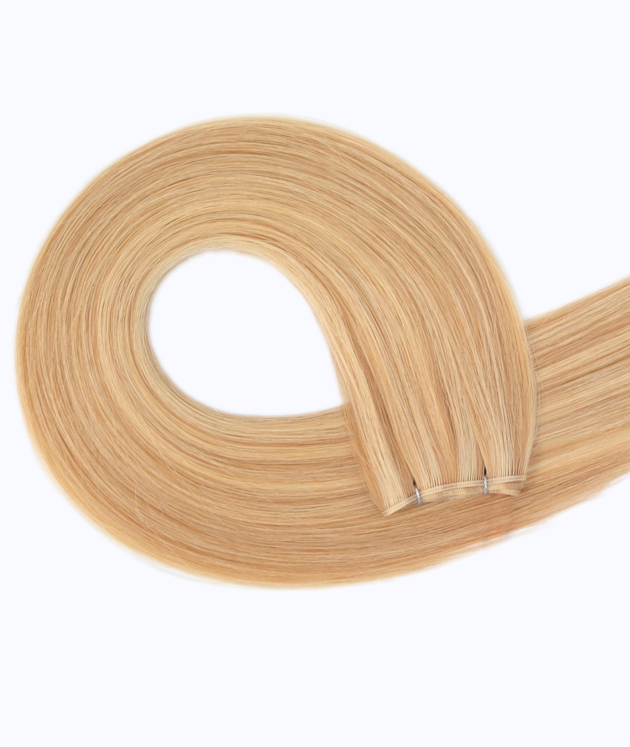 #16/22 Caramel Light Blonde Highlights Genius Weft Extensions