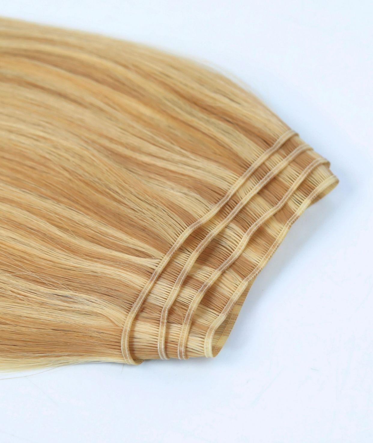 #16/22 Caramel Light Blonde Highlights Genius Weft Extensions
