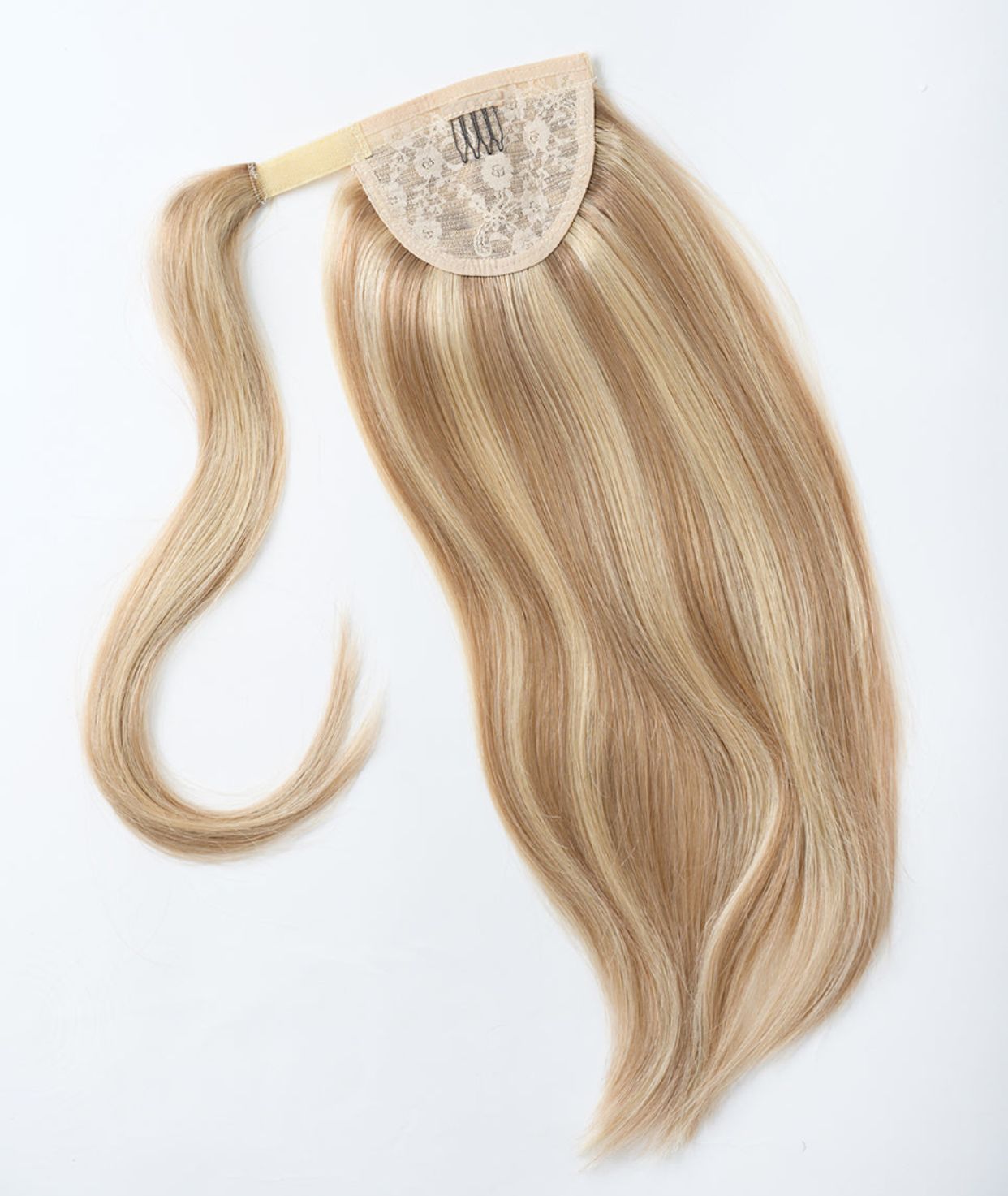#16/22 Caramel Light Blonde Mix Ponytail Extensions
