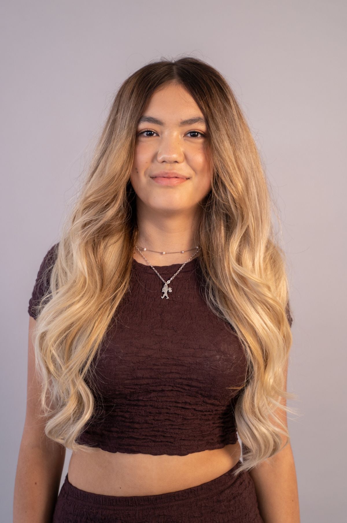 #Iced Coffee Balayage Micro Bead ITips Extensions