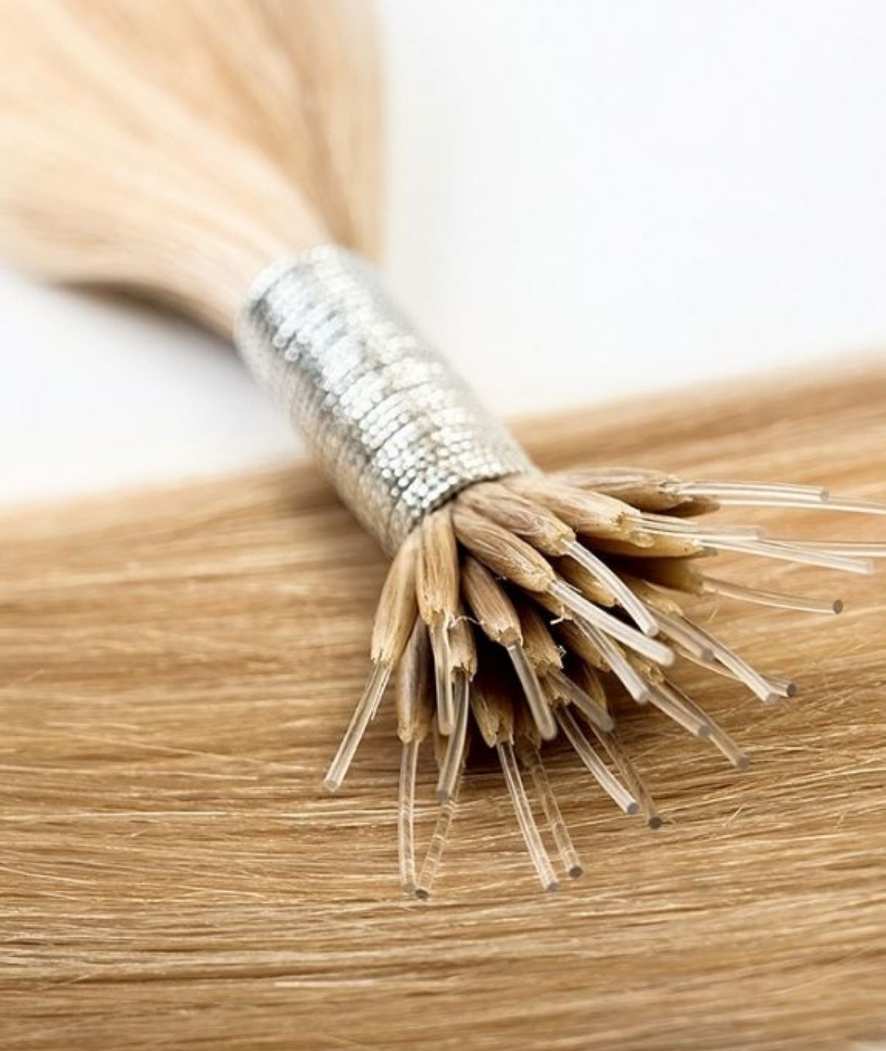 #16 Caramel Dark Blonde Nano Tip Hair Extensions