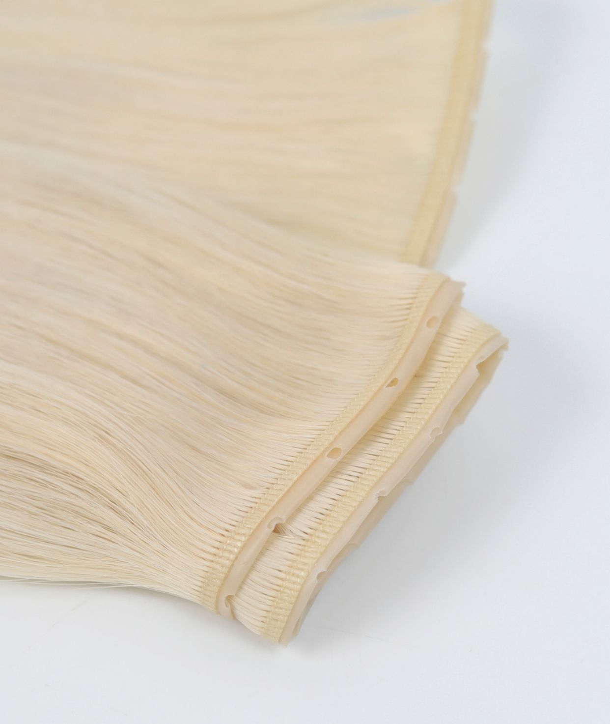 #60 Whitest Ash Blonde Butterfly Genius Weft Extensions
