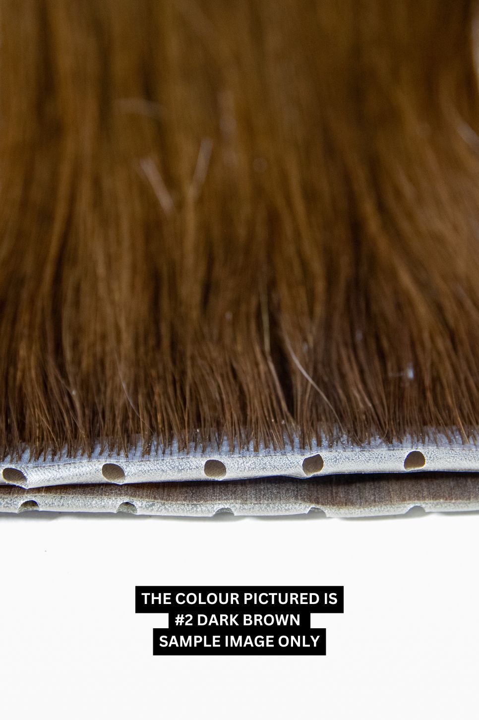 #16 Caramel Dark Blonde Invisible (PU) Hole Weft Extensions