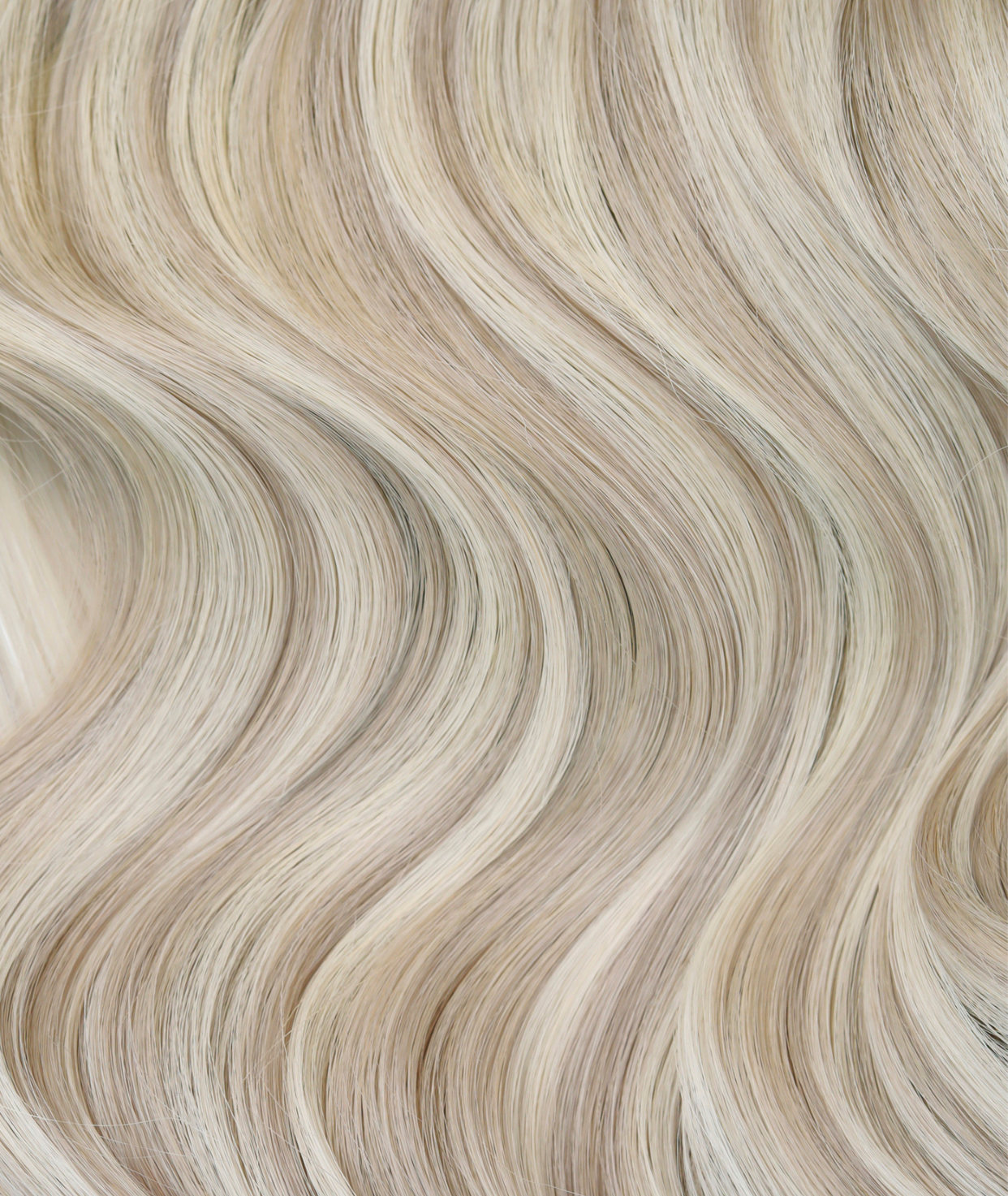 #18/60 Pearl Ash Blonde Highlights Butterfly Genius Weft Extensions