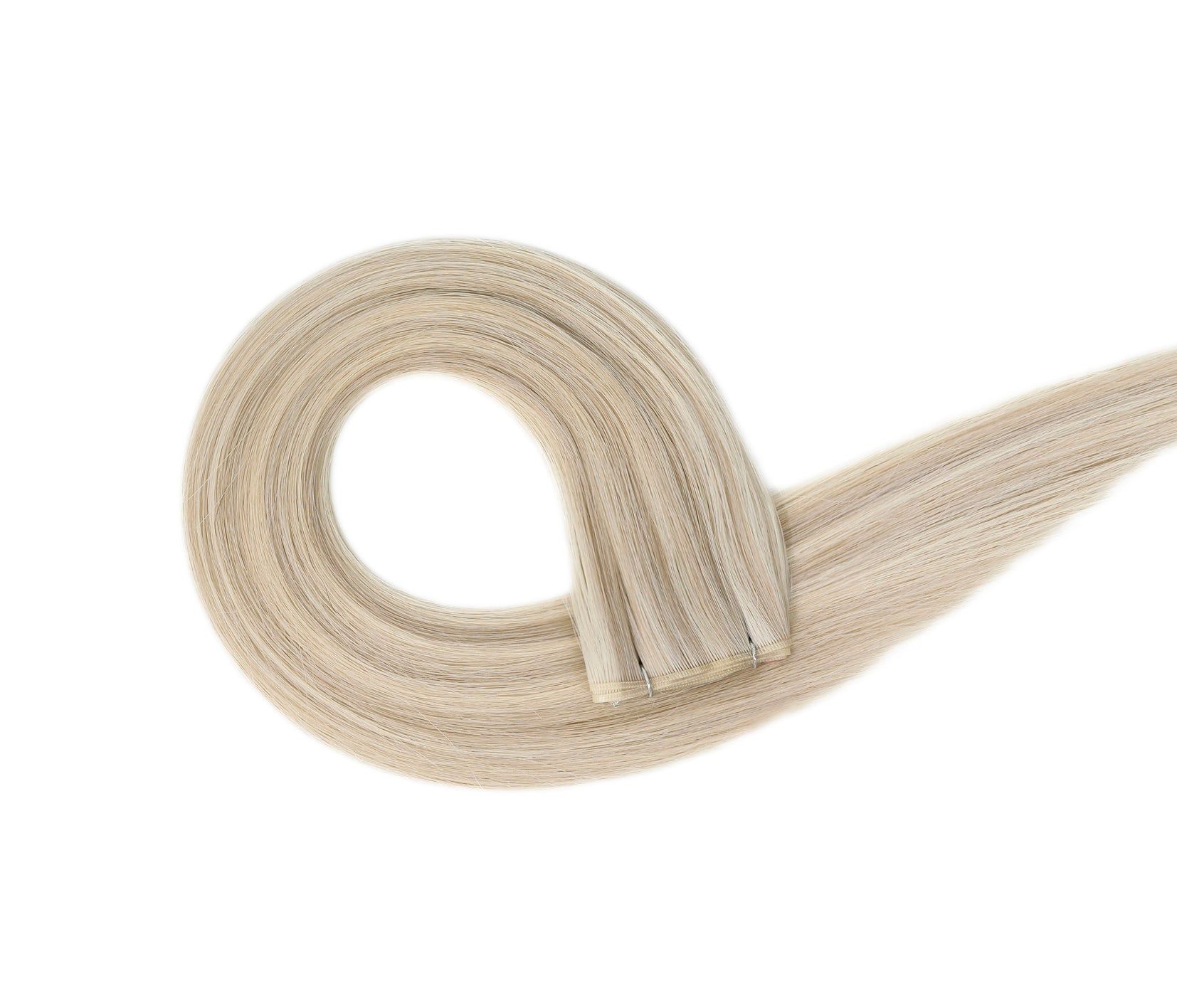 #18/60 Pearl Ash Blonde Highlights Genius Weft Extensions