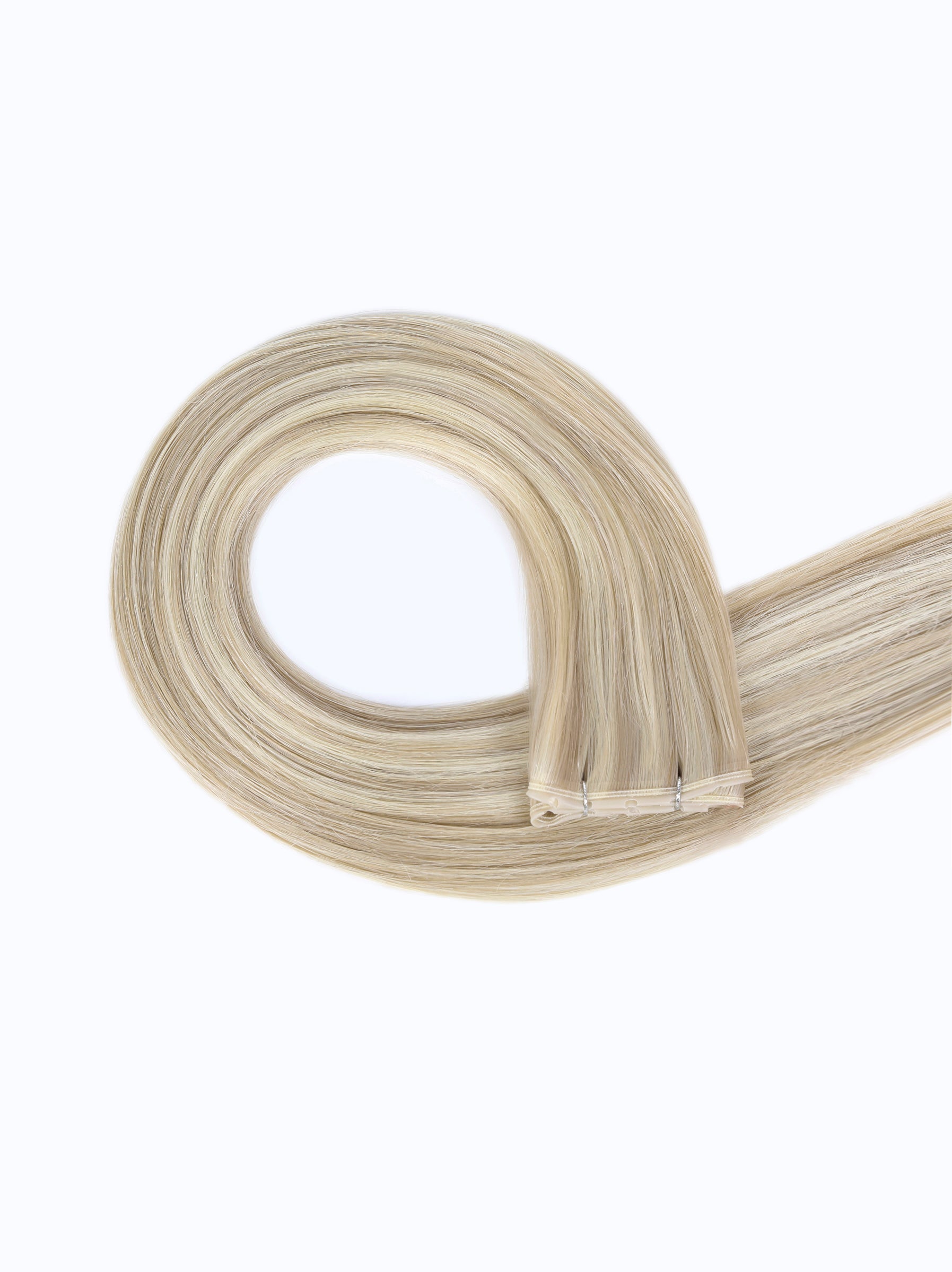 #18/613 Ash Blonde Highlights Butterfly Genius Weft Hair Extensions