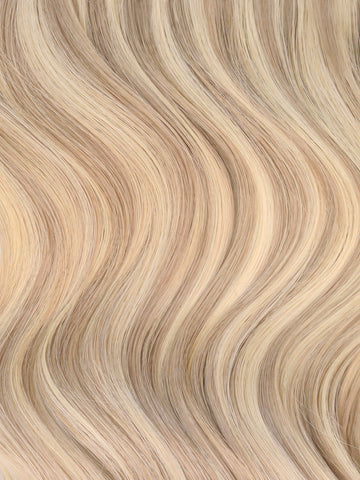 #18/613 Ash Blonde Highlights Seamless Clip In Hair Extensions