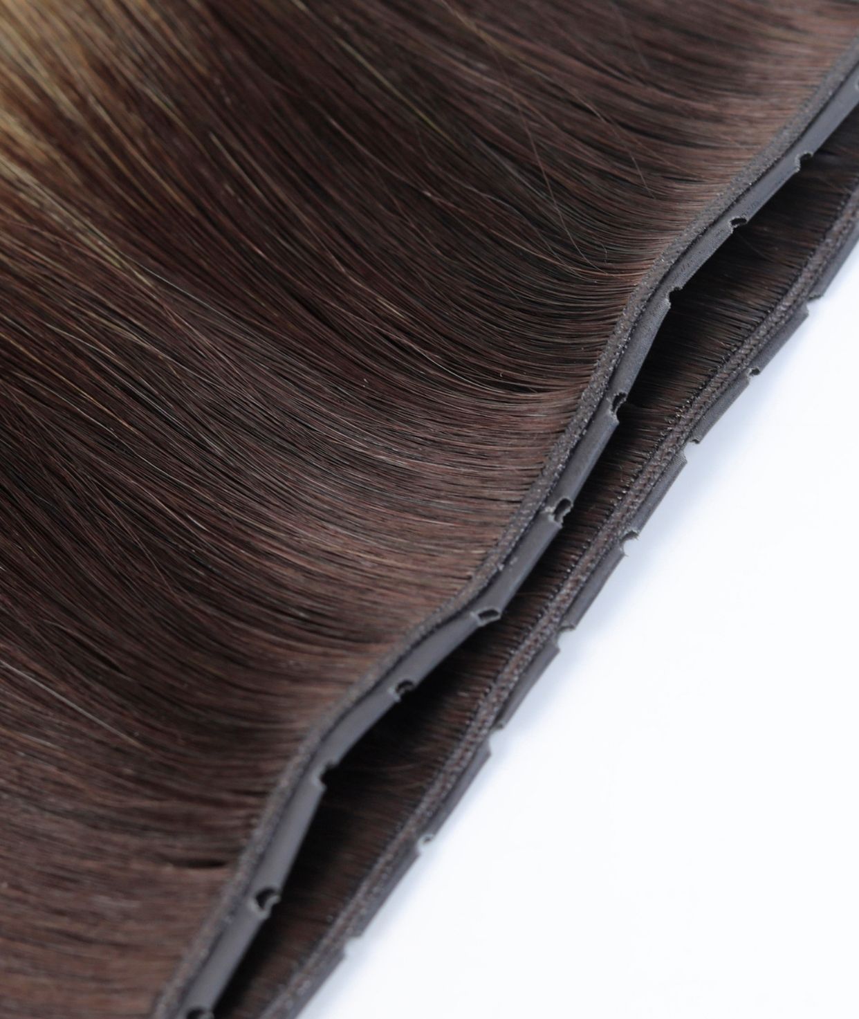 #Iced Coffee Balayage Butterfly Genius Weft Extensions