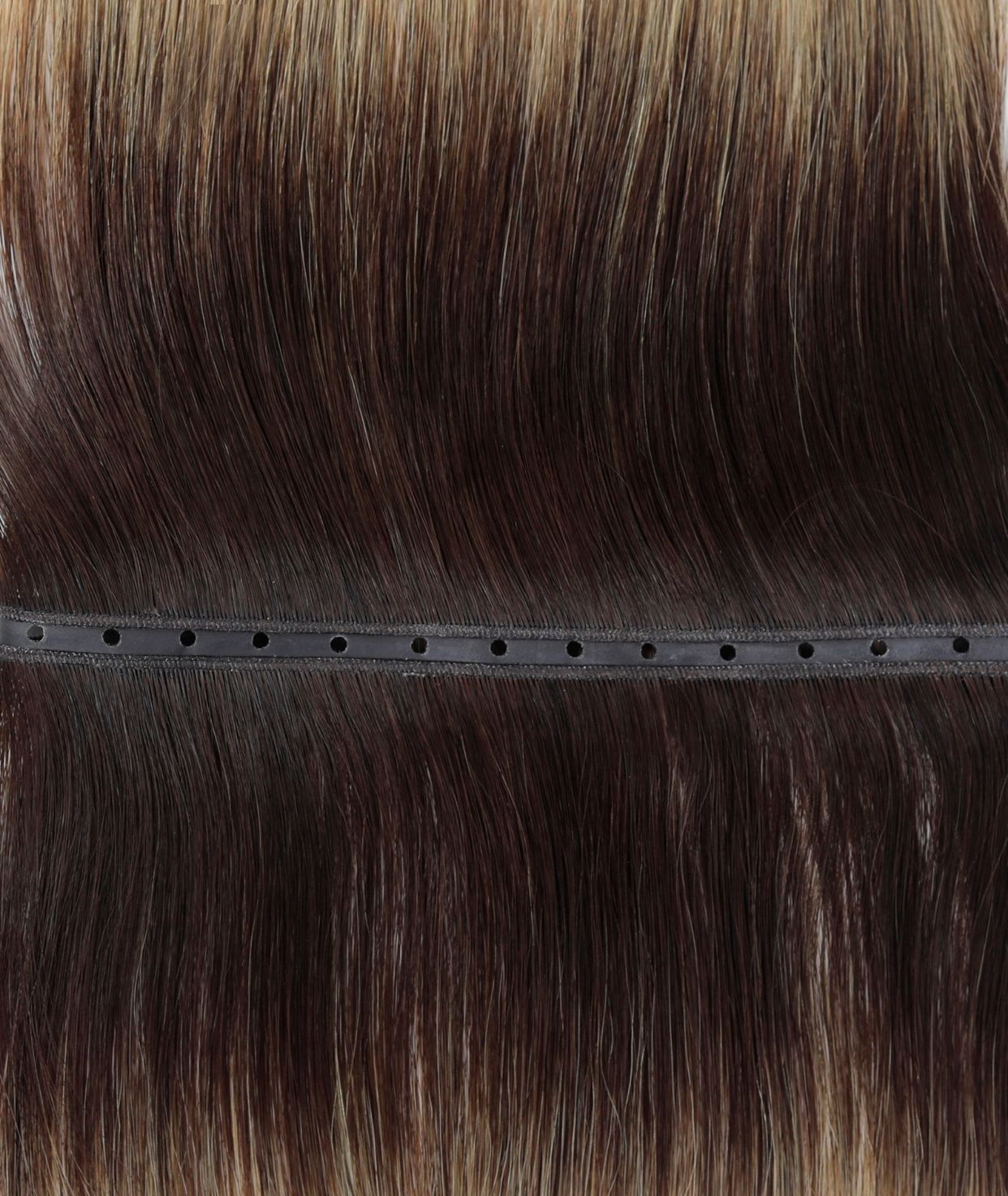 #Iced Coffee Balayage Butterfly Genius Weft Extensions