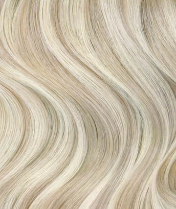 #18/60 Pearl Ash Blonde Highlights Seamless Tape In Hair Extensions