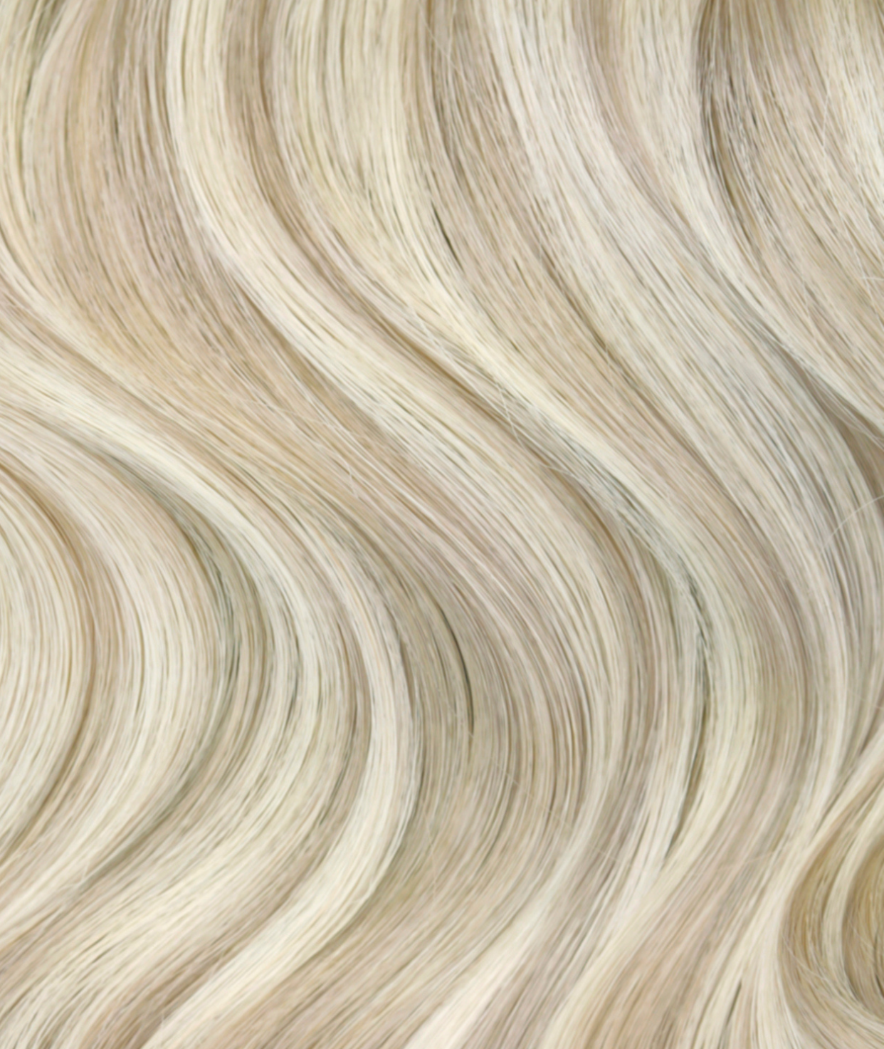 #18/60 Pearl Ash Blonde Highlights Butterfly Genius Weft Hair Extensions