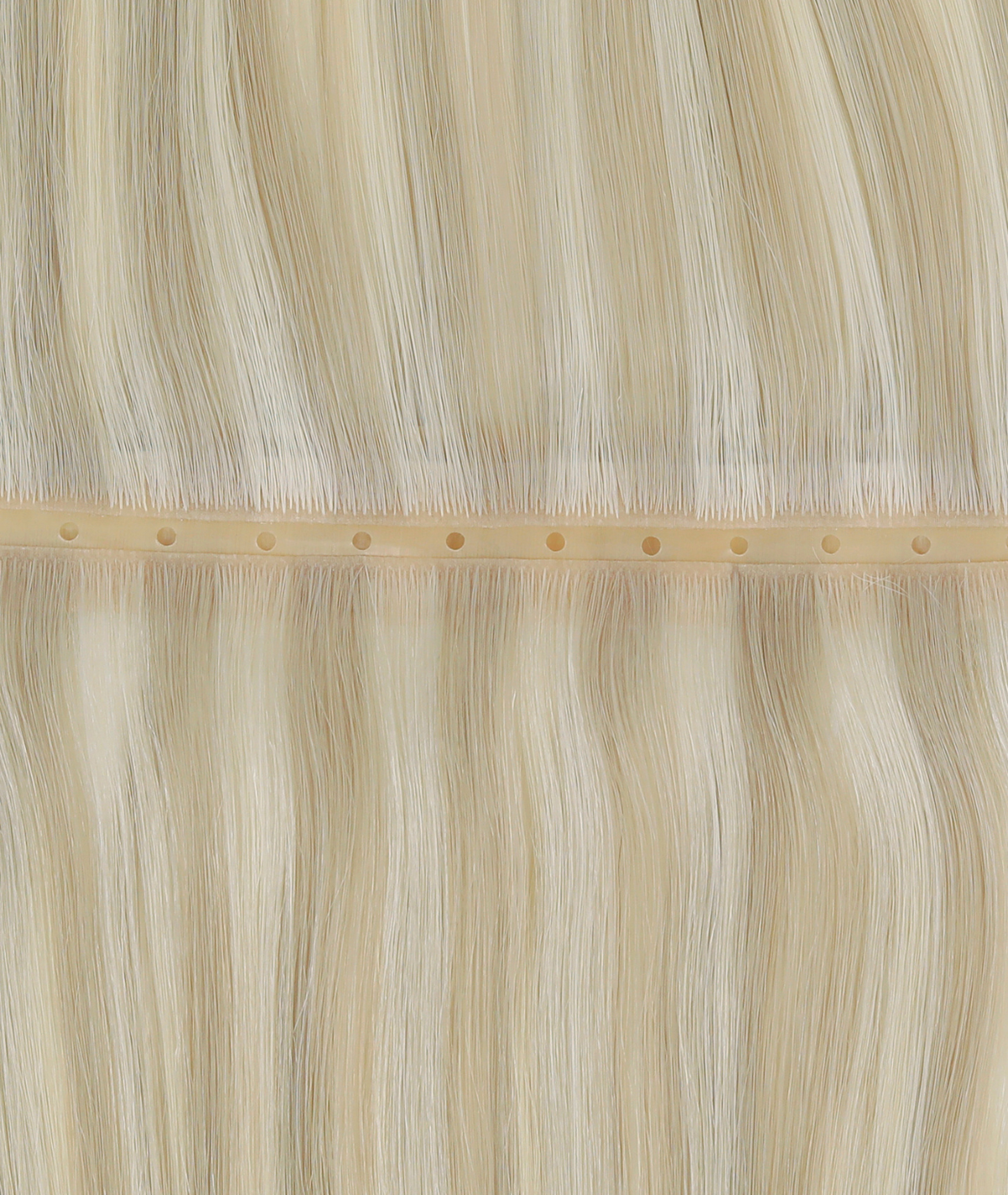 #18/60 Pearl Ash Blonde Highlights Invisi Butterfly Weft Hair Extensions