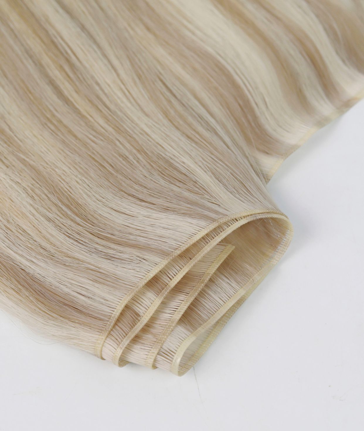 #18/60 Pearl Ash Blonde Highlights Genius Weft Extensions