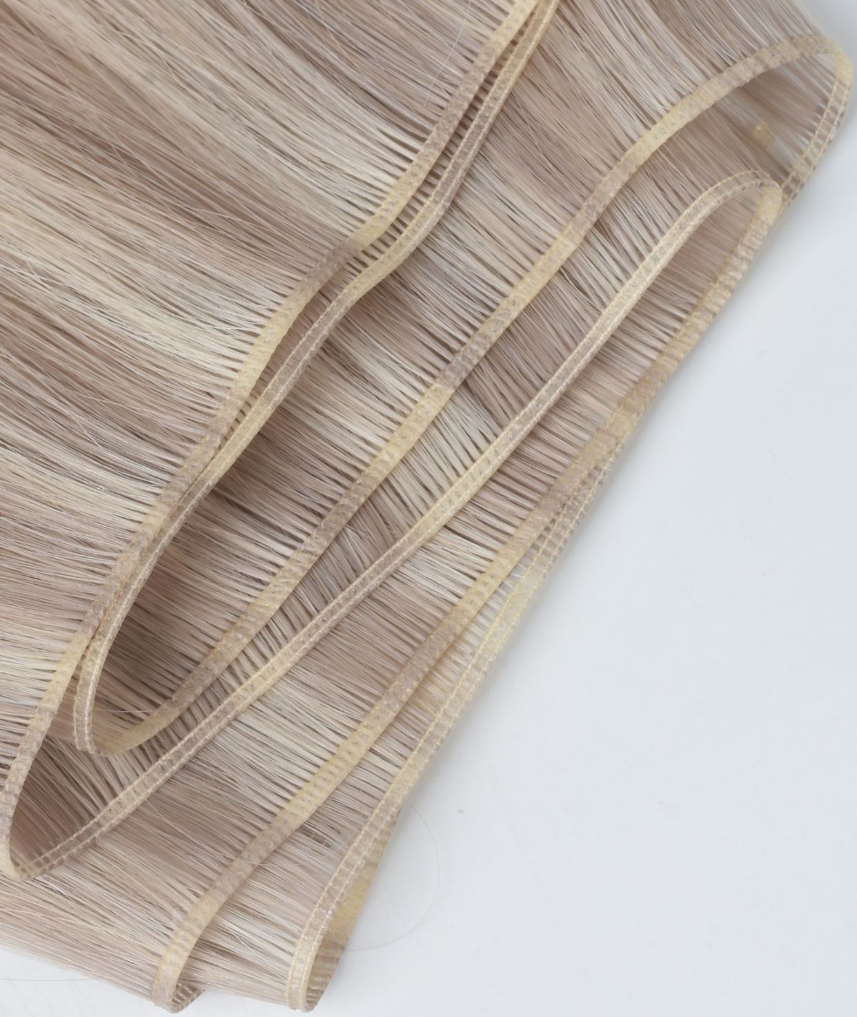 #18/60 Pearl Ash Blonde Highlights Genius Weft Extensions