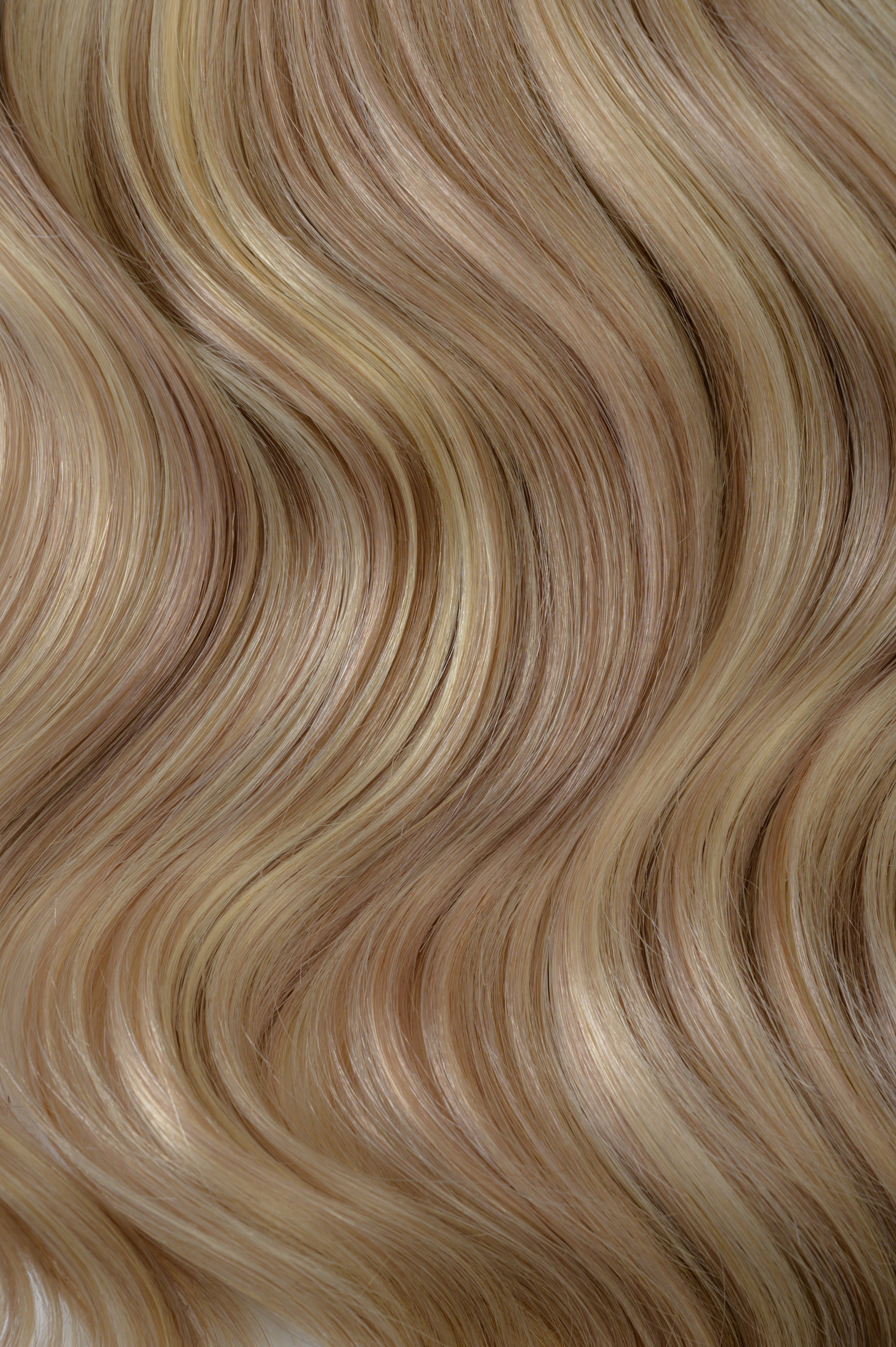 #18/613 Ash Blonde Highlights Flat Weft Extensions