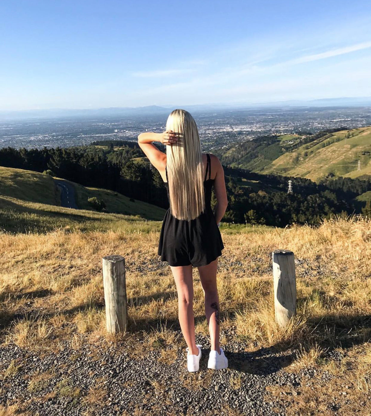 #18/613 Ash Blonde Highlights Seamless Tape In Extensions