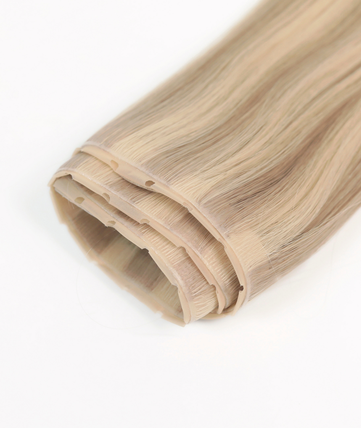 #18/613 Ash Blonde Highlights Invisi Butterfly Weft Hair Extensions
