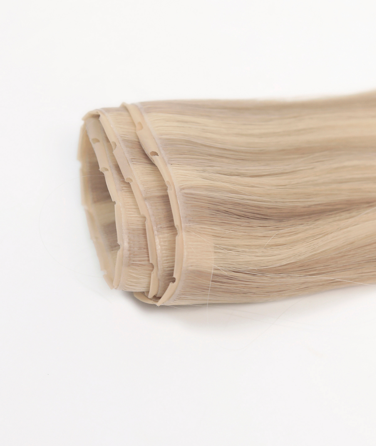 #18/613 Ash Blonde Highlights Invisi Butterfly Weft Hair Extensions
