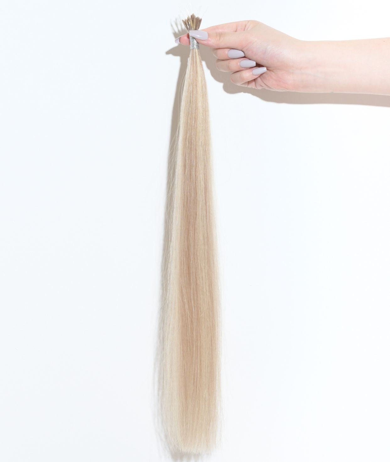 #18/613 Ash Blonde Highlights Nano Tip Hair Extensions