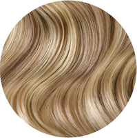 #18/613  Lightest Ash Blonde Highlights Messy Bun Extension