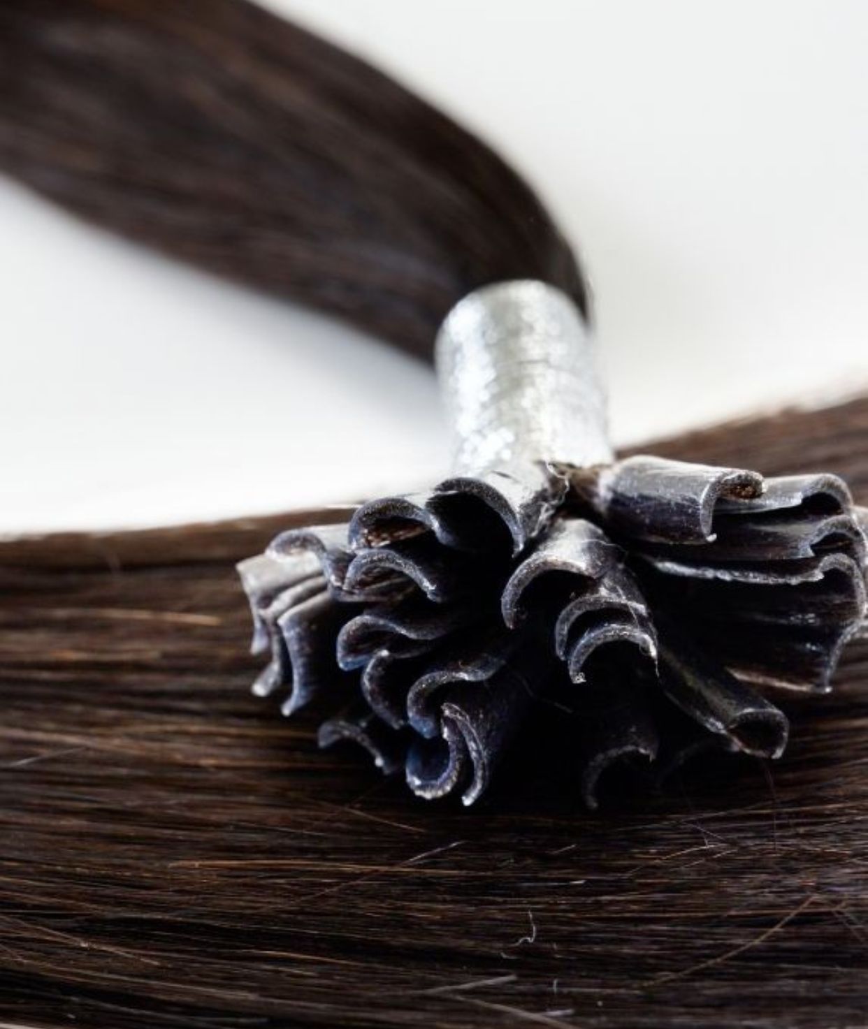 #1B Off-Black Pre Bonded U Tip Extensions