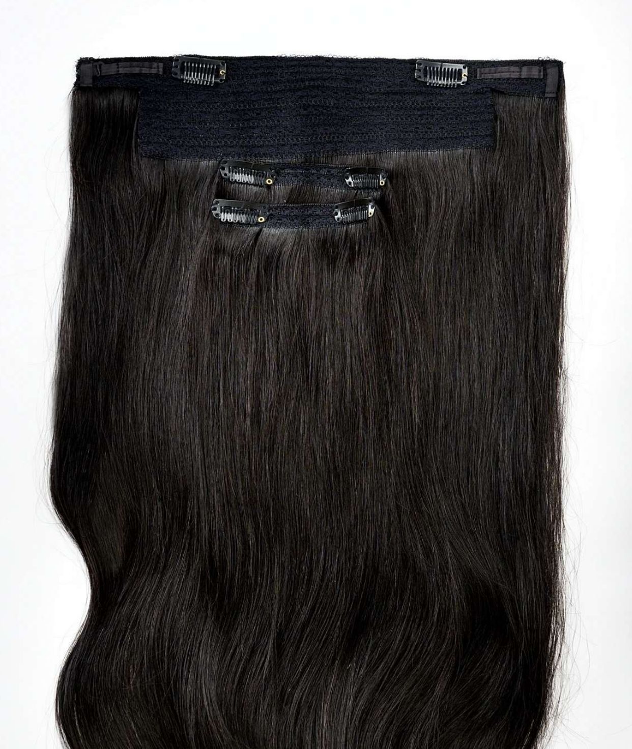 #1B Off-Black Classic Halo Hair Extensions