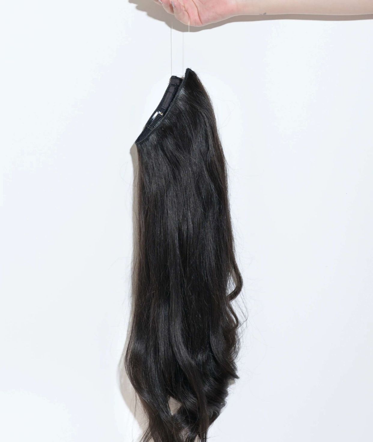 #1B Off-Black Classic Halo Hair Extensions
