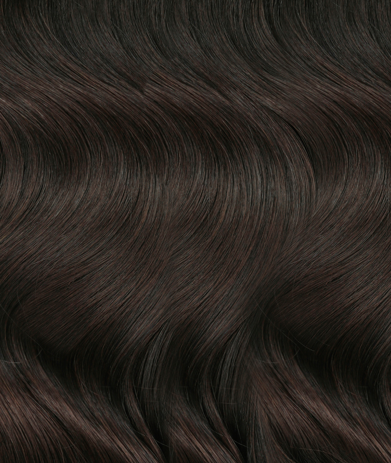 #1BL Darkest Brown Butterfly Genius Weft Extensions