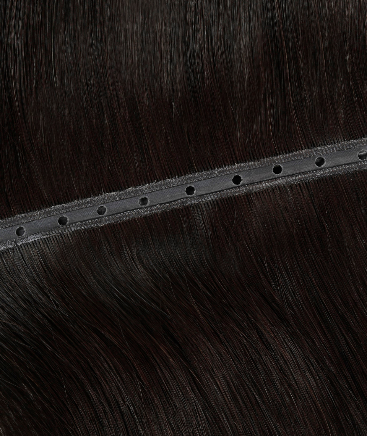 #1BL Darkest Brown Butterfly Genius Weft Extensions