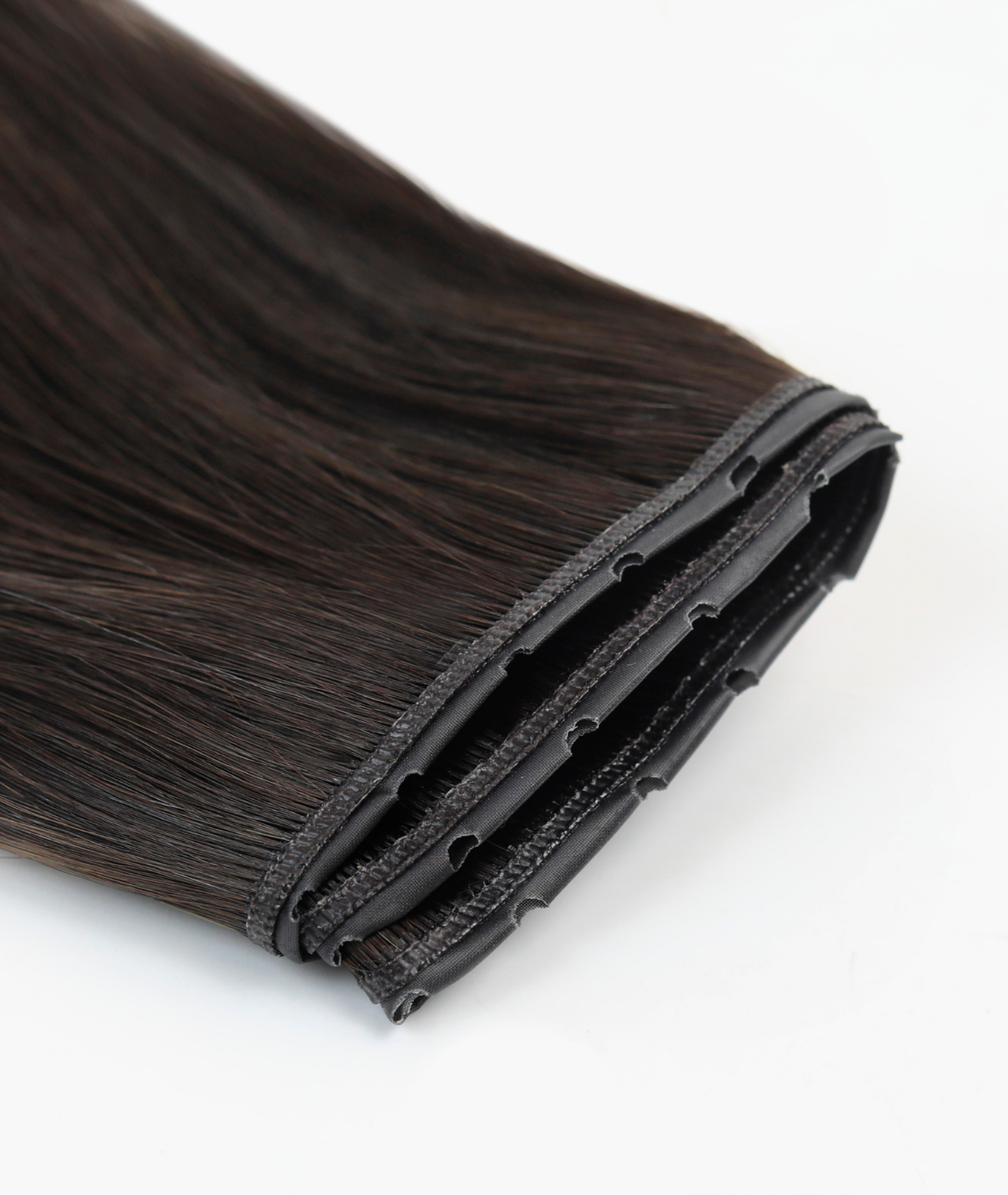 #1BL Darkest Brown Butterfly Genius Weft Extensions