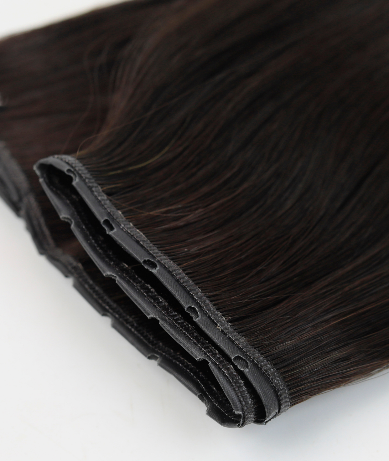 #1BL Darkest Brown Butterfly Genius Weft Extensions